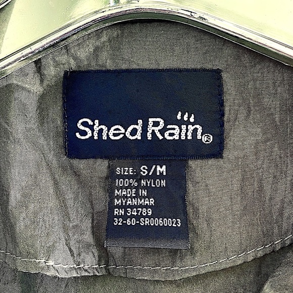 ShedRain Olive Green Rain Coat w Pockets Women’s Size S/M Lightweight & … - Picture 2 of 7
